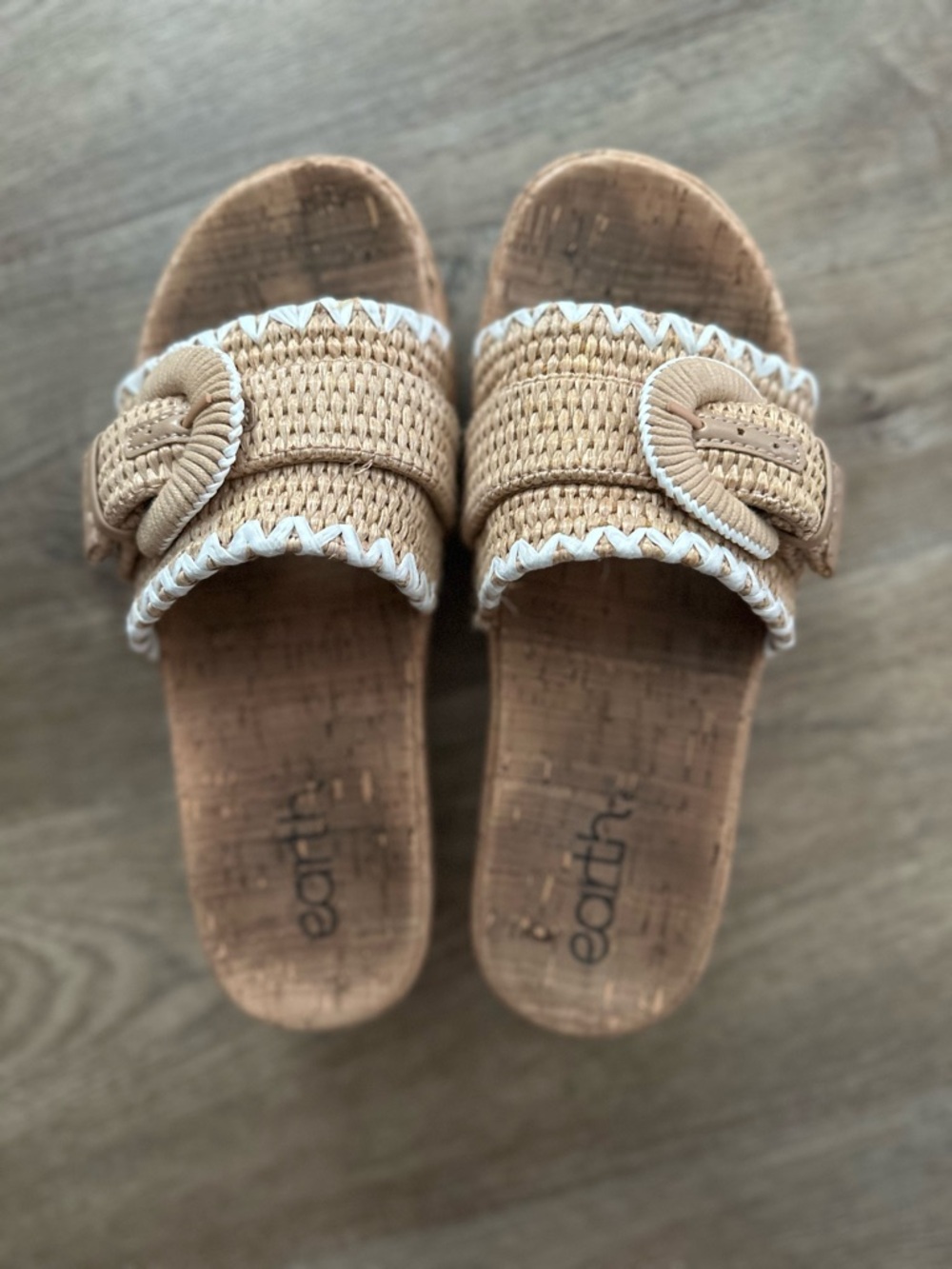 Earth Platform Cork Sandals